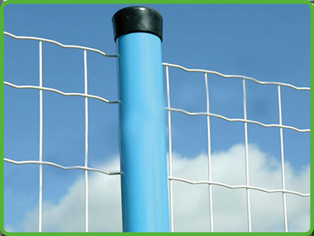 Euro fence panels against the sky