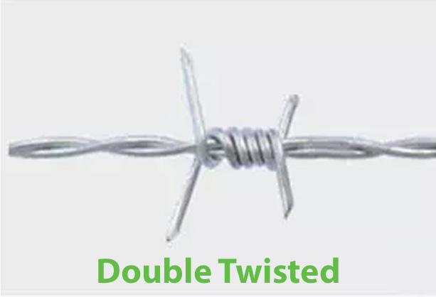 Double twisted barbed wire